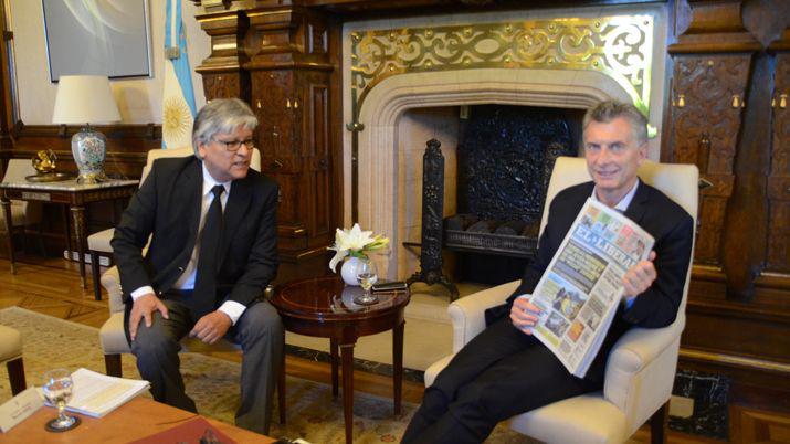 Video- La llegada a Casa Rosada para la entrevista a solas con Macri