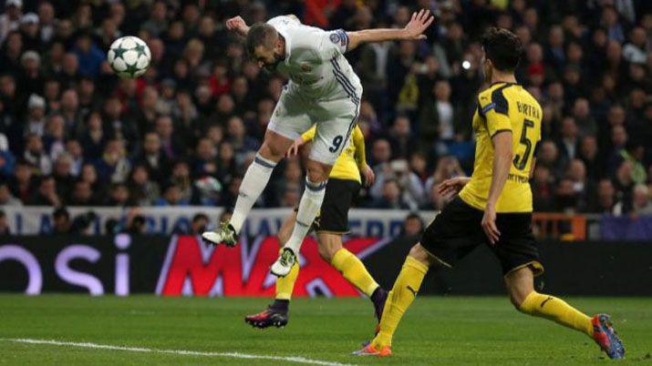 El Madrid no pudo con el Borussia a pesar del gol de Benzema de cabeza