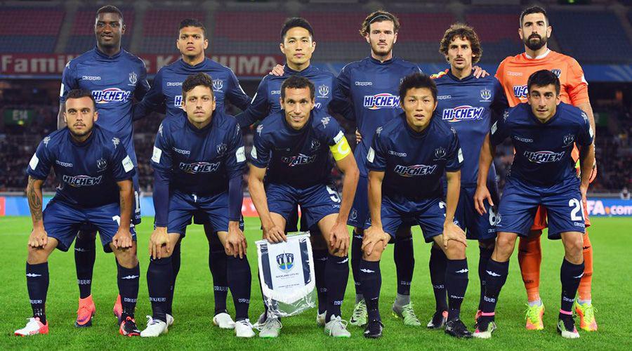 Auckland City con Tadeacute cayoacute ante Kashima Antlers