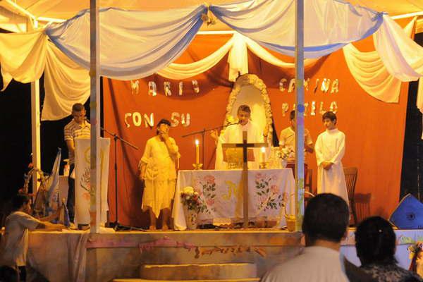 Actos en la parroquia Virgen  del Valle 