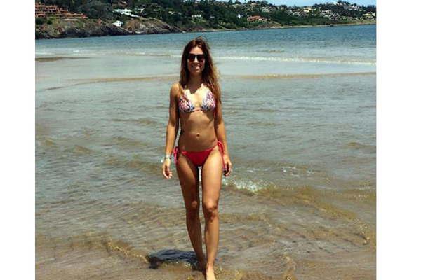 Mariana Brey descansa en las playas de Punta del Este 