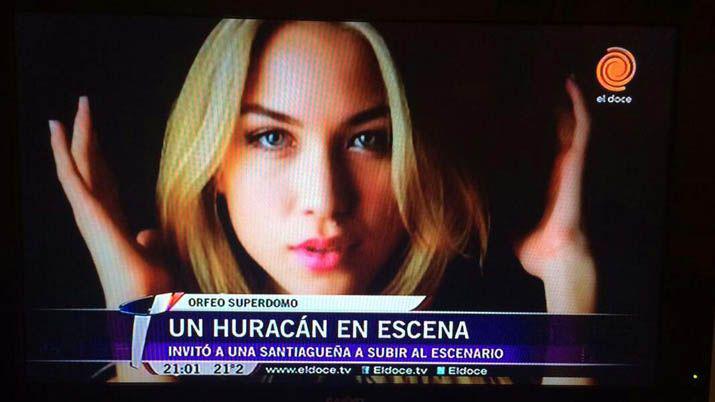 Maluma fascinado con una santiaguentildea