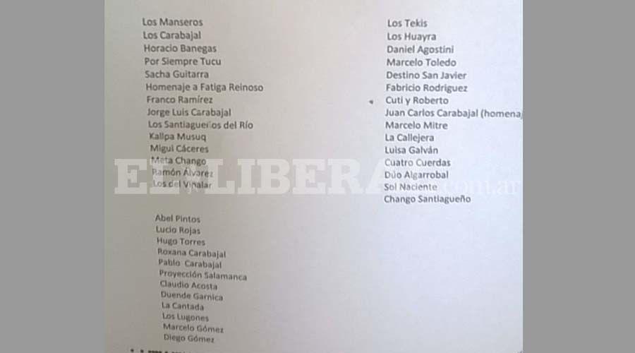 Diacutea por diacutea esta es la cartelera para el Festival de la Salamanca 2017