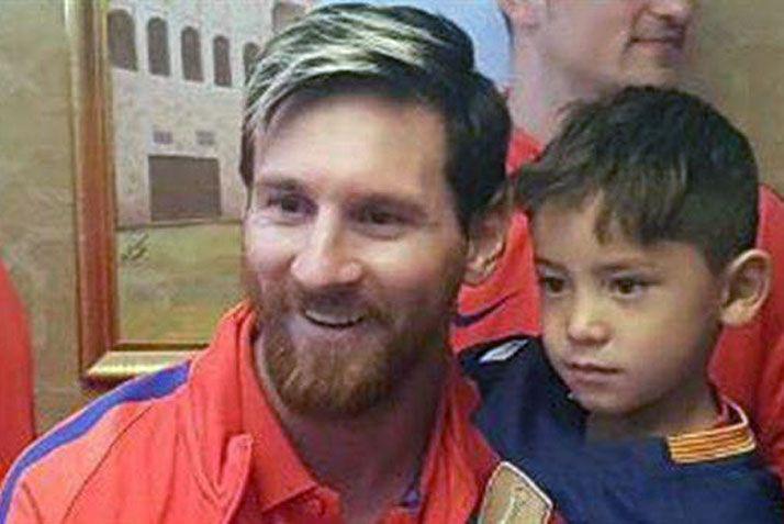 El suentildeo del pibe- el nene afgano finalmente conocioacute a Messi