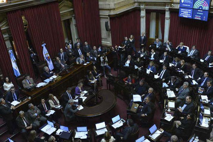 La ley fue aprobada por los integrantes de la Cmara alta Foto archivo
