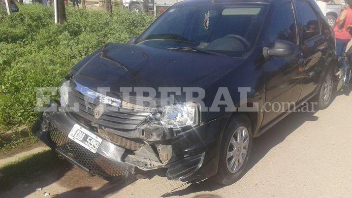 Fuerte choque y vuelco ocasionoacute graves heridas a un hombre