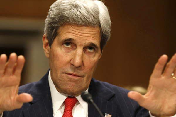 El secretario de Estado norteamericano exigioacute a Siria y Rusia un cese de fuego inmediato y duradero