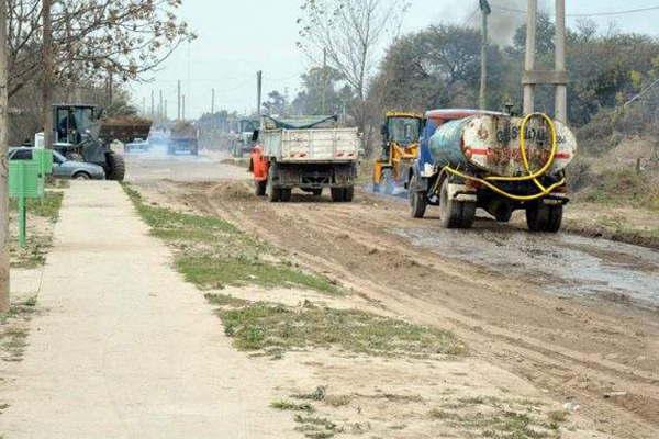 Informaron que la Direccioacuten de Riego municipal suma una nueva frecuencia a su recorrido habitual