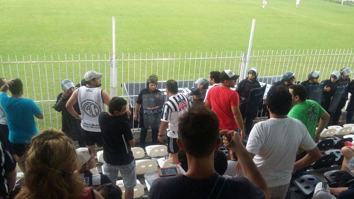 Incidentes en la tribuna ferroviaria