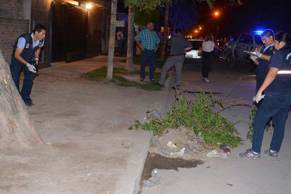 La policía realizó las pericias