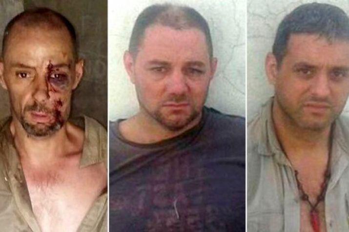 Martín Lanatta su hermano Cristian y Víctor Schillaci