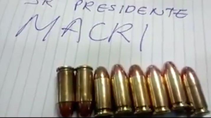 Terrible amenaza contra Macri- ocho balas y un video con un claro mensaje