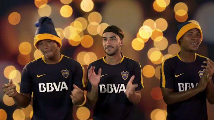 Miraacute el divertido video de los jugadores de Boca saludando a sus hinchas
