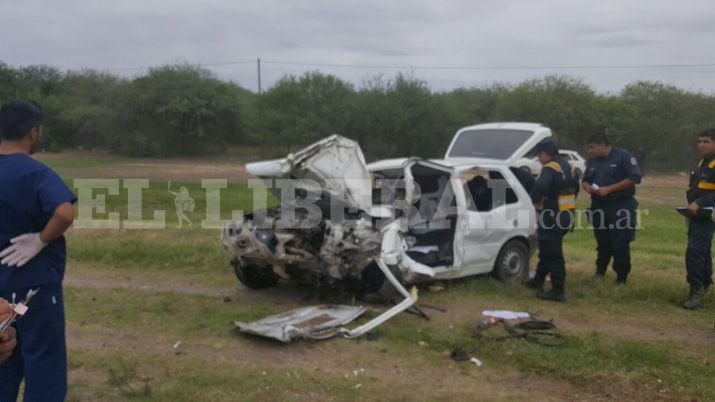En el lugar aun trabaja personal policial