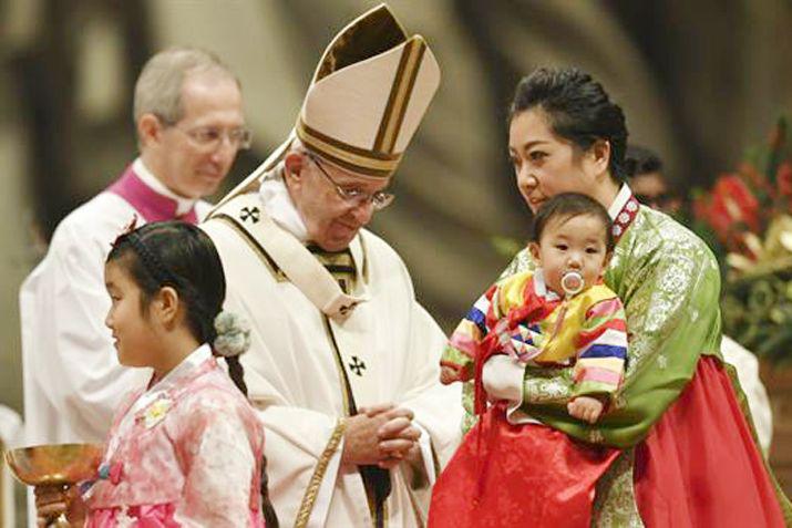 La celebración fue presidida por el Santo Padre