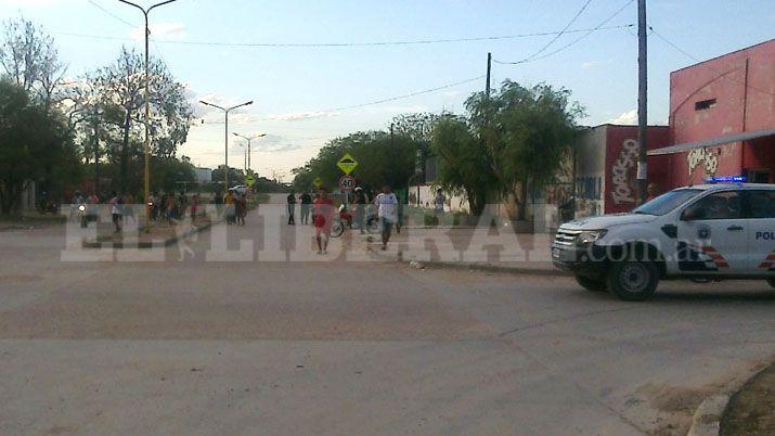 Añatuya- motociclista sufrió heridas al chocar con un perro