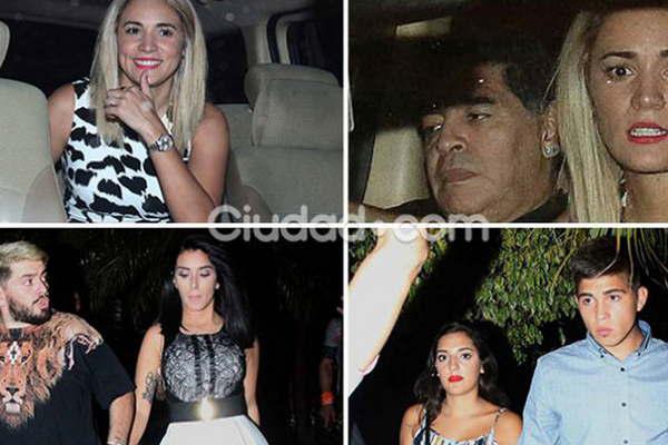 Maradona y Diego Jr pasaron la primera Navidad juntos