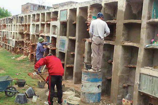 Siguen los trabajos de refaccioacuten en La Misericordia