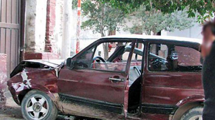 Dos adolescentes sufrieron lesiones al estrellarse contra un paredoacuten