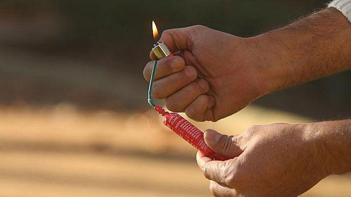 Perdioacute un dedo manipulando un petardo