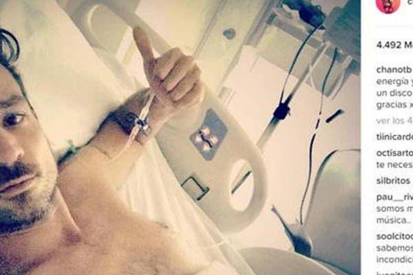 Chano Charpentier compartioacute una selfie desde terapia intensiva en su cuenta de Instragram 