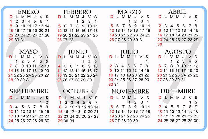 iquestCuaacuteles son los feriados y asuetos del 2017