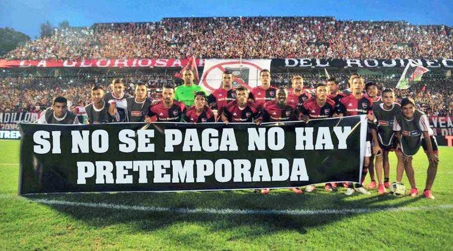 Newells de paro por sueldos