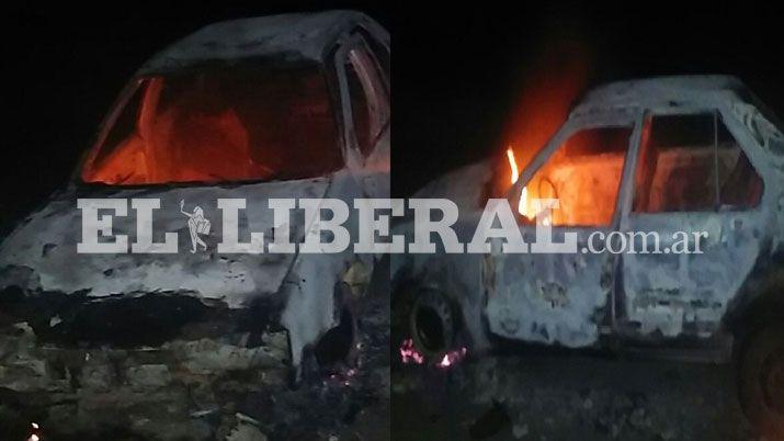 Una familia se salvoacute de milagro tras incendiarse el auto en el que viajaban