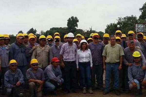 Funcionarios de Nacioacuten y Provincia supervisaron las obras de haacutebitat