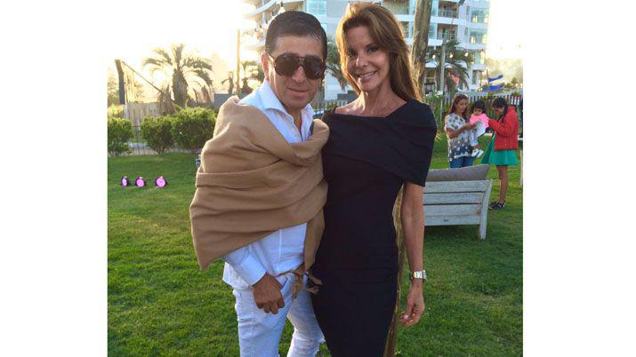 Santiaguentildeos presentes en el desfile de Di Domenico en Punta del Este