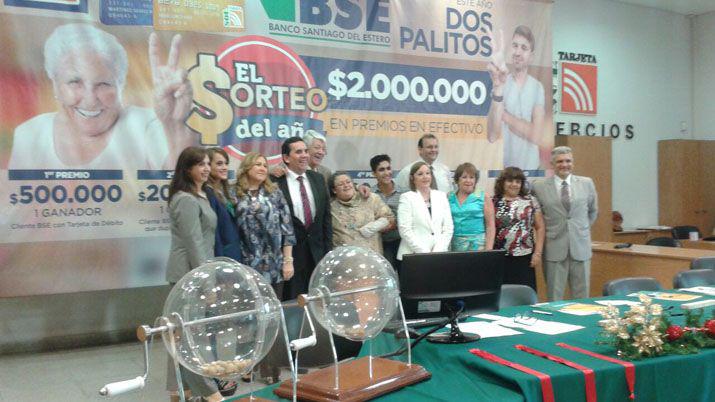 Imponente sorteo de Tarjeta Sol y Banco Santiago de 2 millones