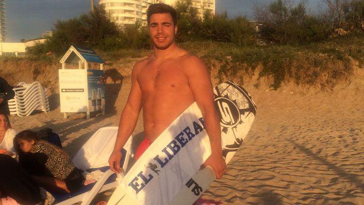 Facundo Isa veranea junto a EL LIBERAL en las playas estentildeas