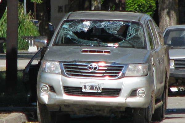 Hijo del Gallo Andrada volcoacute en 4x4 y le incautaron reacuteplica de arma de fuego