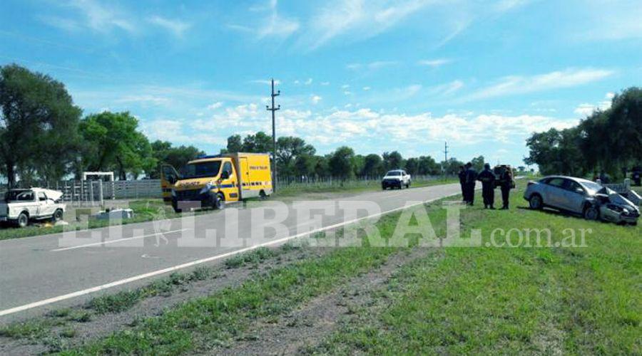Una menor perdioacute la vida en choque sobre Ruta 64