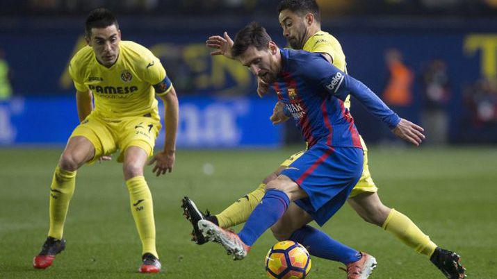 Con gol de Messi Barcelona rescatoacute un empate ante Villarreal