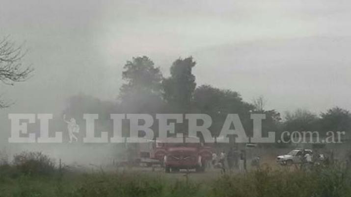 Los bomberos tuvieron que intervenir rpidamente