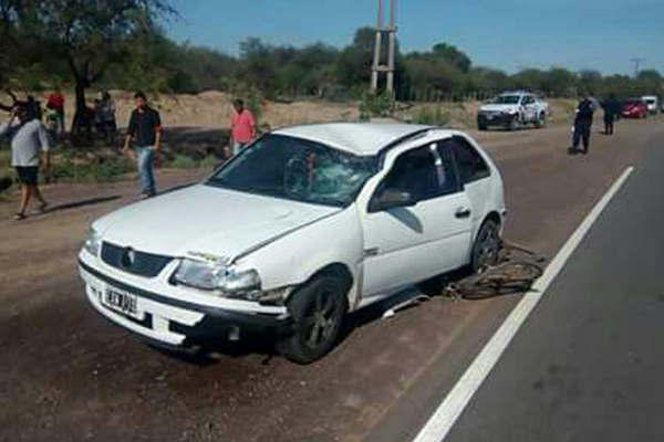 Ciclista murioacute al ser arrollado por un automoacutevil en Loreto 