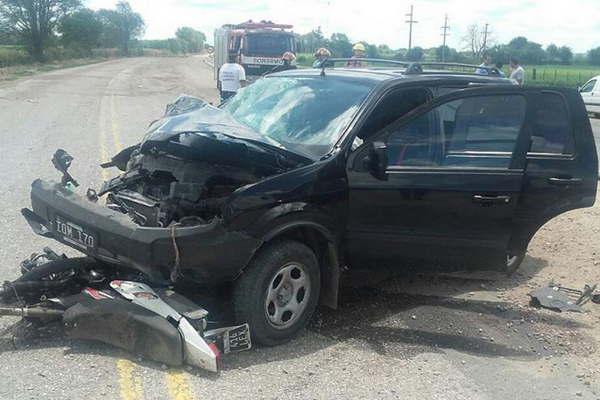 Motociclistas fallecieron en dos traacutegicos accidentes