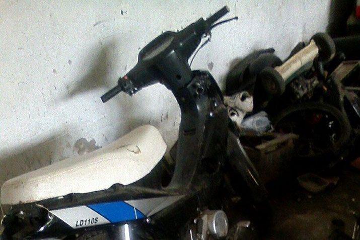 Paseaban en una moto robada por el camping de Antildeatuya y fueron detenidos