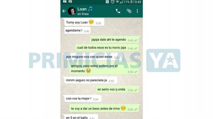 iquestY Charlotte Los chats calientes entre Loan y Tomasito Suumlller