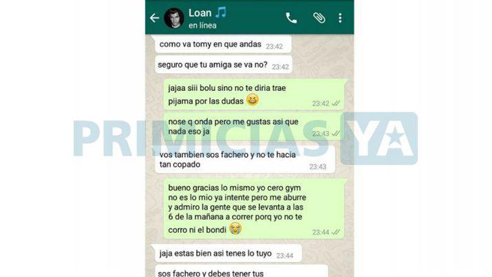 iquestY Charlotte Los chats calientes entre Loan y Tomasito Suumlller