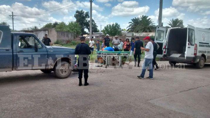 Antildeatuya- Menor resultoacute con fracturas tras chocar su moto con una camioneta