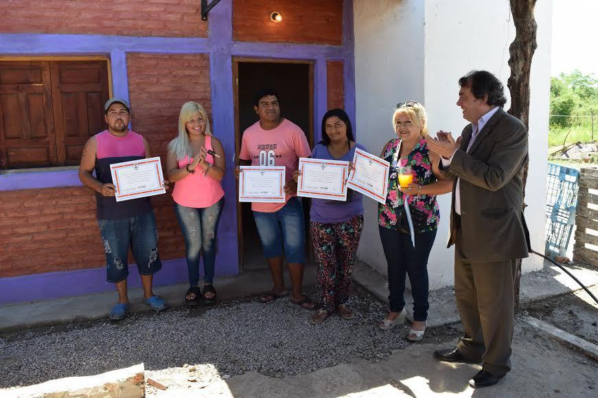 Las viviendas fueron habilitadas a través de la ONG Por un Futuro Cambio