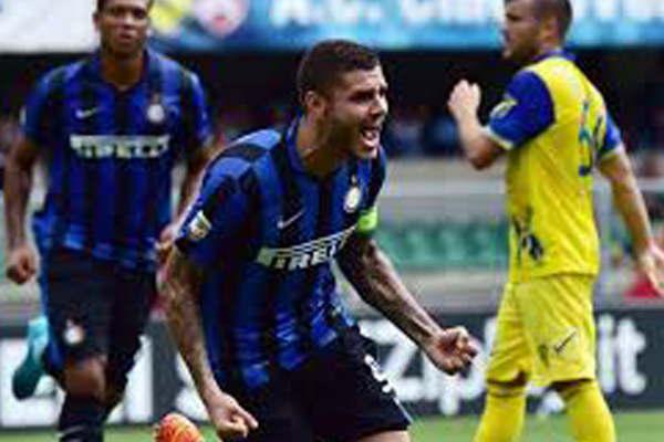 Icardi aportoacute un tanto en la victoria del Inter ante Chievo