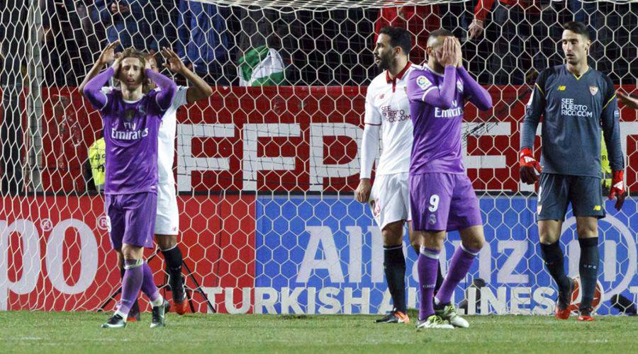 El Sevilla de Sampaoli derrotoacute al Real Madrid