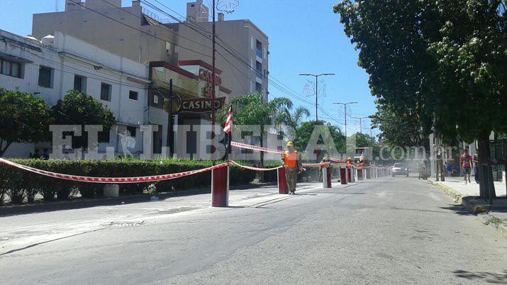 Est habilitada solamente media calzada