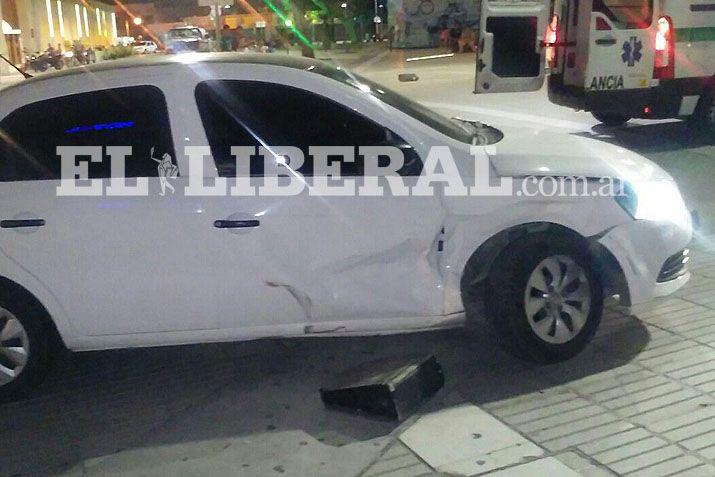 El accidente motivó la intervención del personal policial de la Comisaría 50