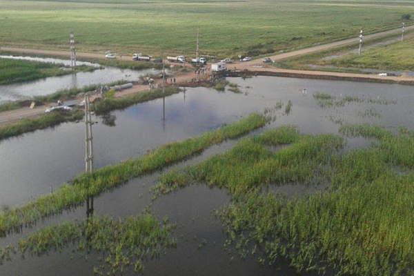 Unas 70 mil hectaacutereas del sudeste provincial estaacuten bajo el agua