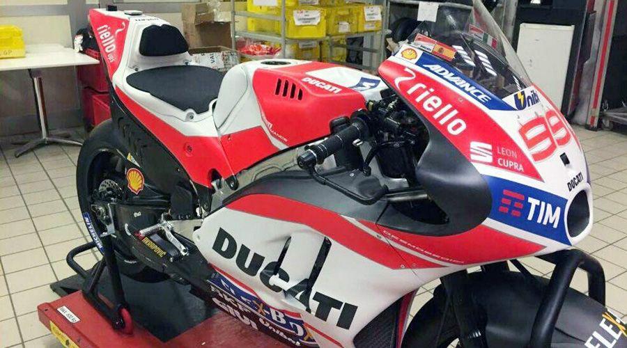Se filtra la Ducati de Lorenzo