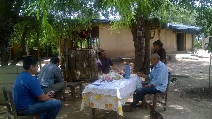 Teacutecnicos recorrieron producciones diversas de familias agriacutecolas